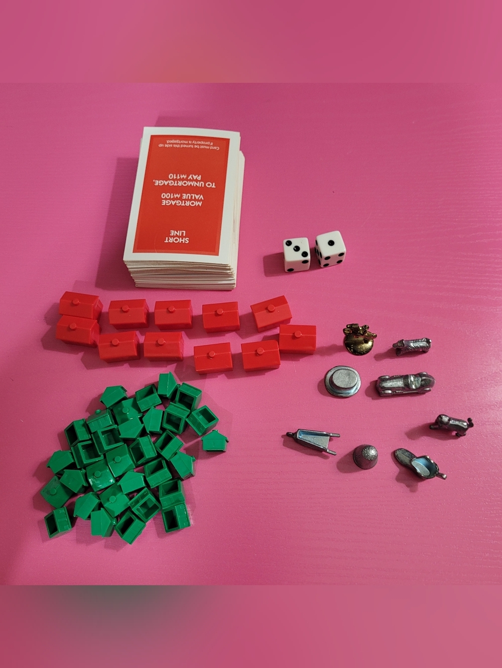 Monopoly Game Original Game Piece Replacements (0860)